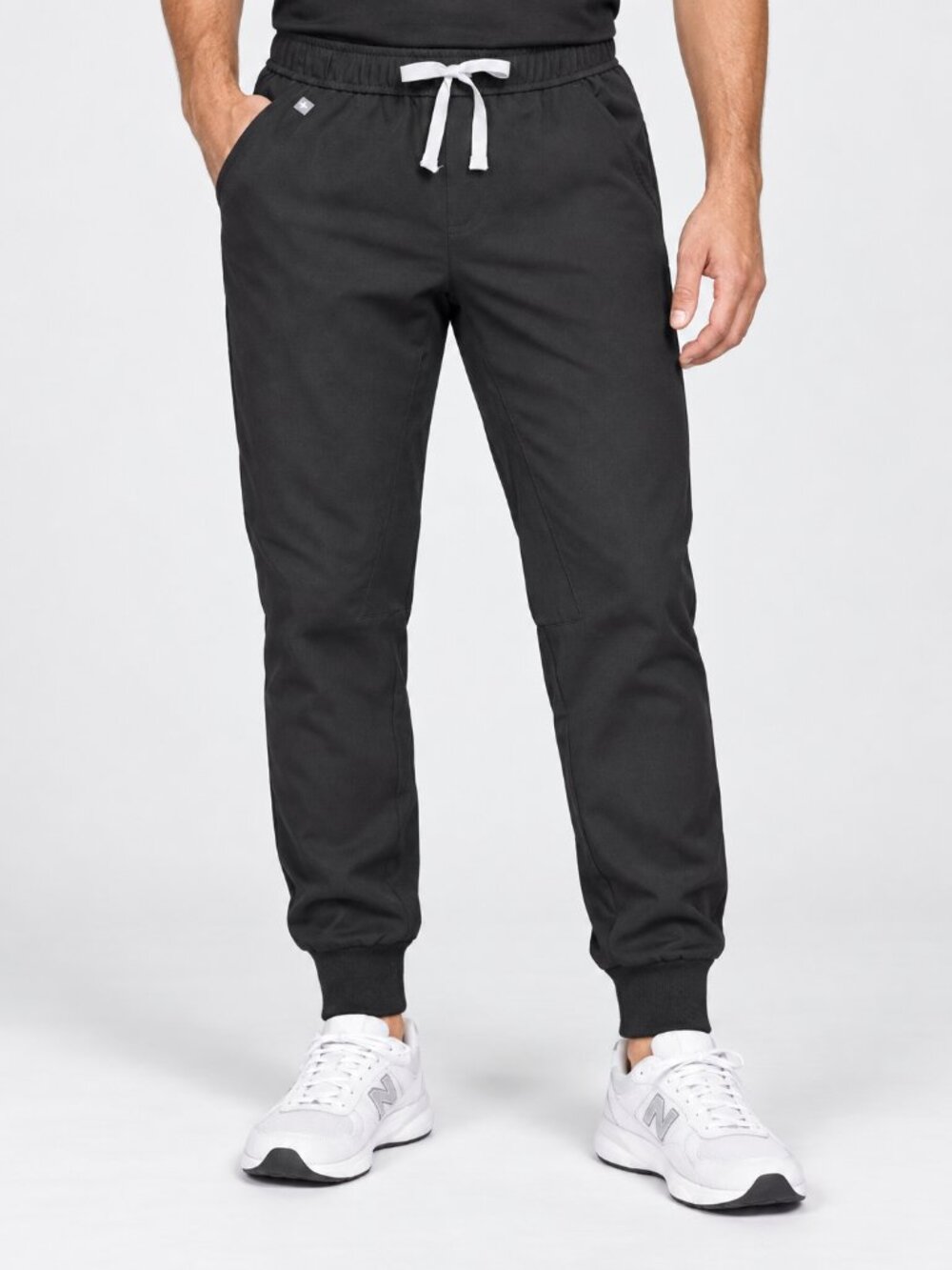 FIGS Tansen Black Technical Scrub Jogger Pants
